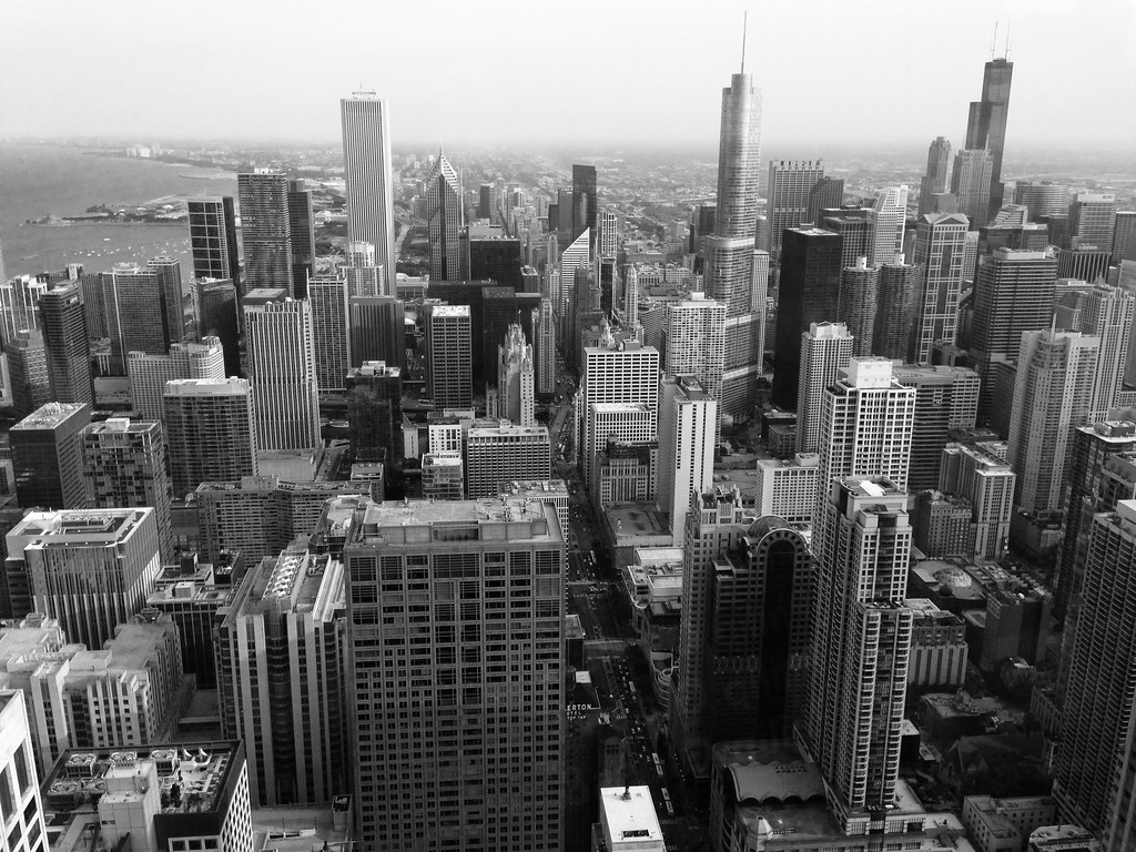 Chicago downtown skyline representing local commercial construction service area